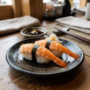 (2 Stk.) Ebi (Garnele) nigiri