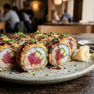 Thunfisch fried-sushi (Roh)