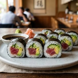Tuna, Gurke, Avocado Gekocht (Cooked) (8 Stk.)