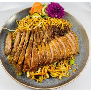 Ente Gebratene Nudeln