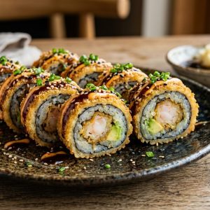Tempura Garnele fried-sushi
