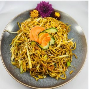 Vegetarisch Gebratene Nudeln